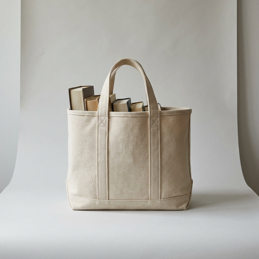 Heavy-Duty Canvas Book Tote Bag | $28.99 - Canvas Book Tote Bag (Heavy-Duty)