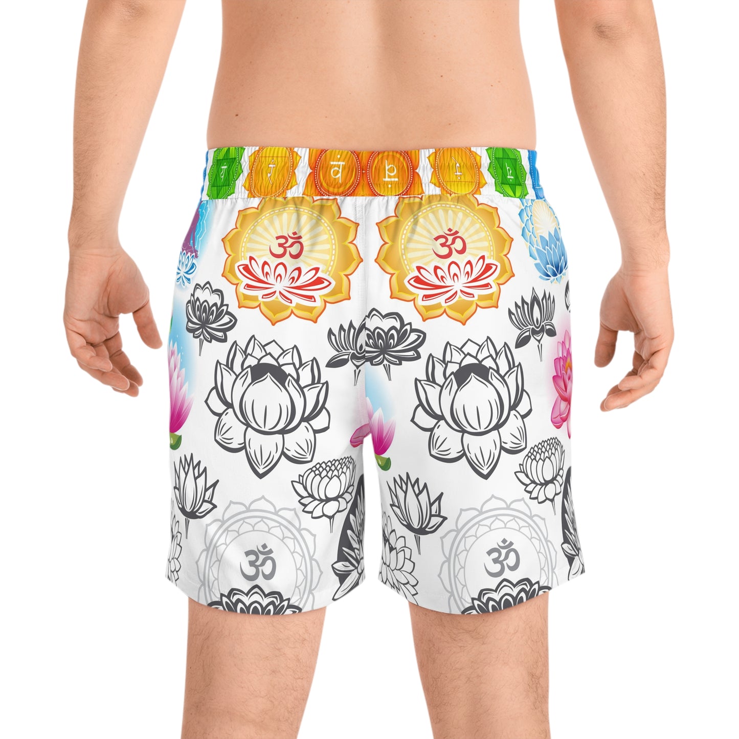 RG40 Collection Men's Mid-Length Swim Shorts (AOP) Printify