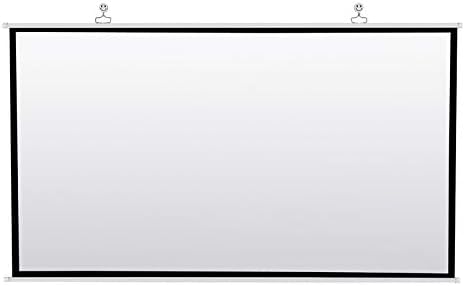 Portable Projector Screen Theater Outdoor HD White Foldable Anti- (60Inch)