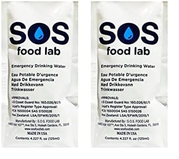 Emergency Drinking Water Pouch, 125ml