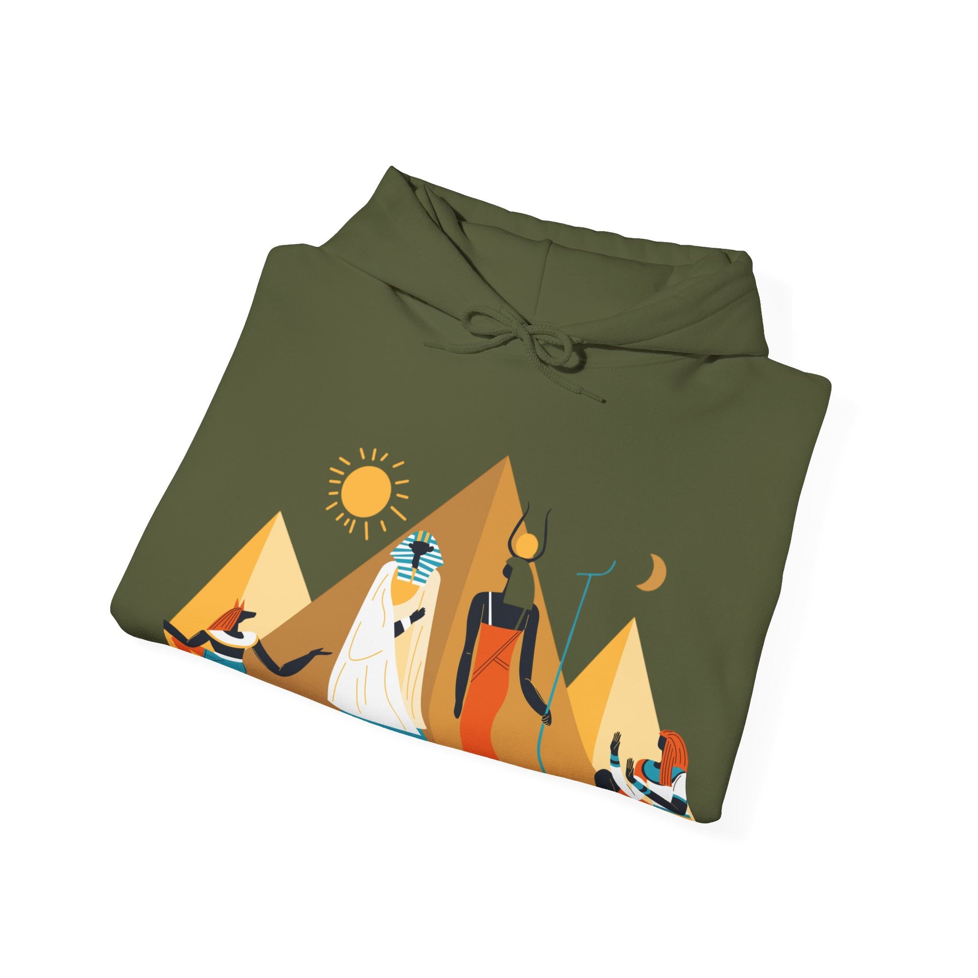 RG40 Collection Unisex Heavy Blend™ Nubian Hooded Sweatshirt Printify