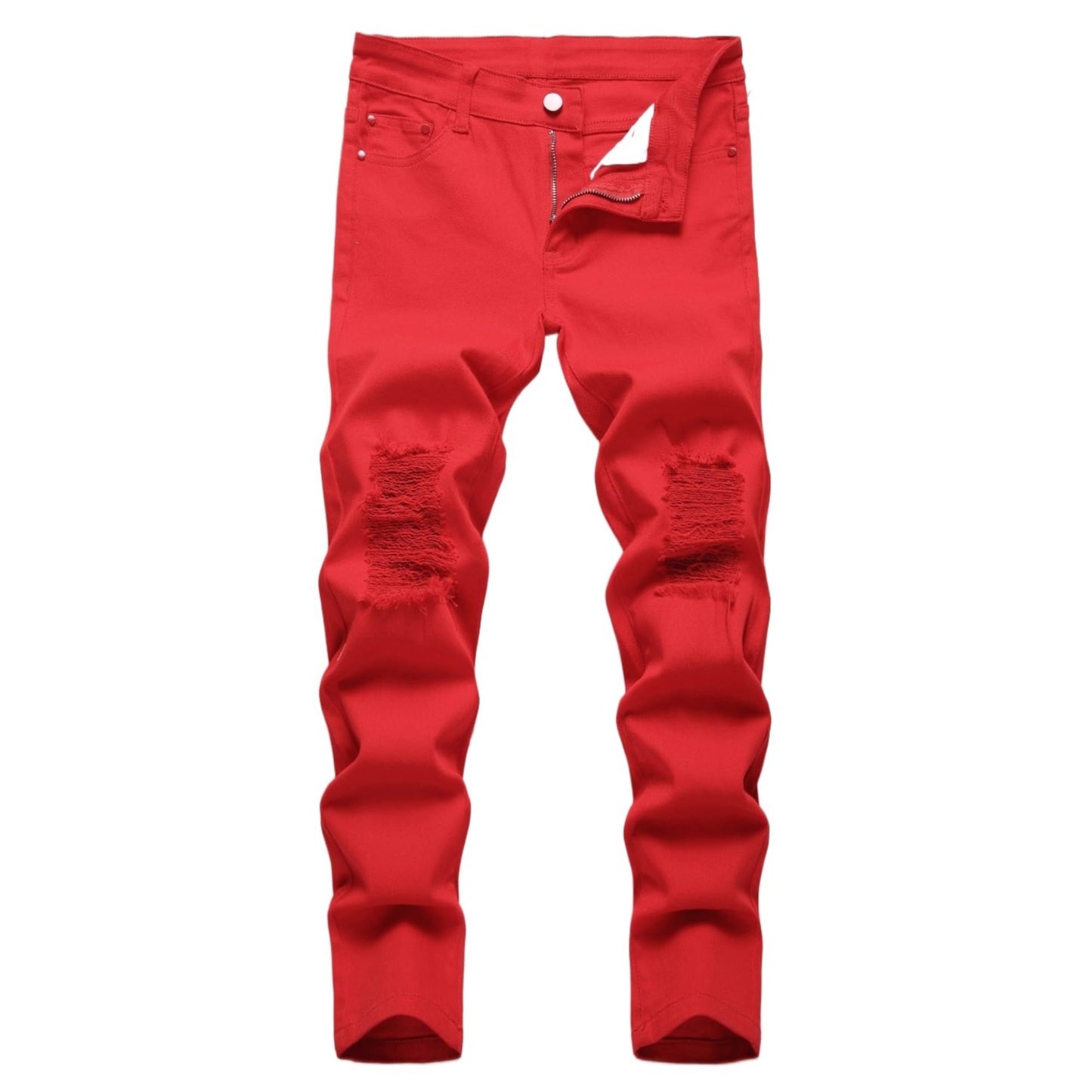 Maiyifu-GJ Boy's Slim Straight Fit Ripped Jeans Destroyed Distressed Denim Jeans Kids Classic Washed Jean Pants with Holes