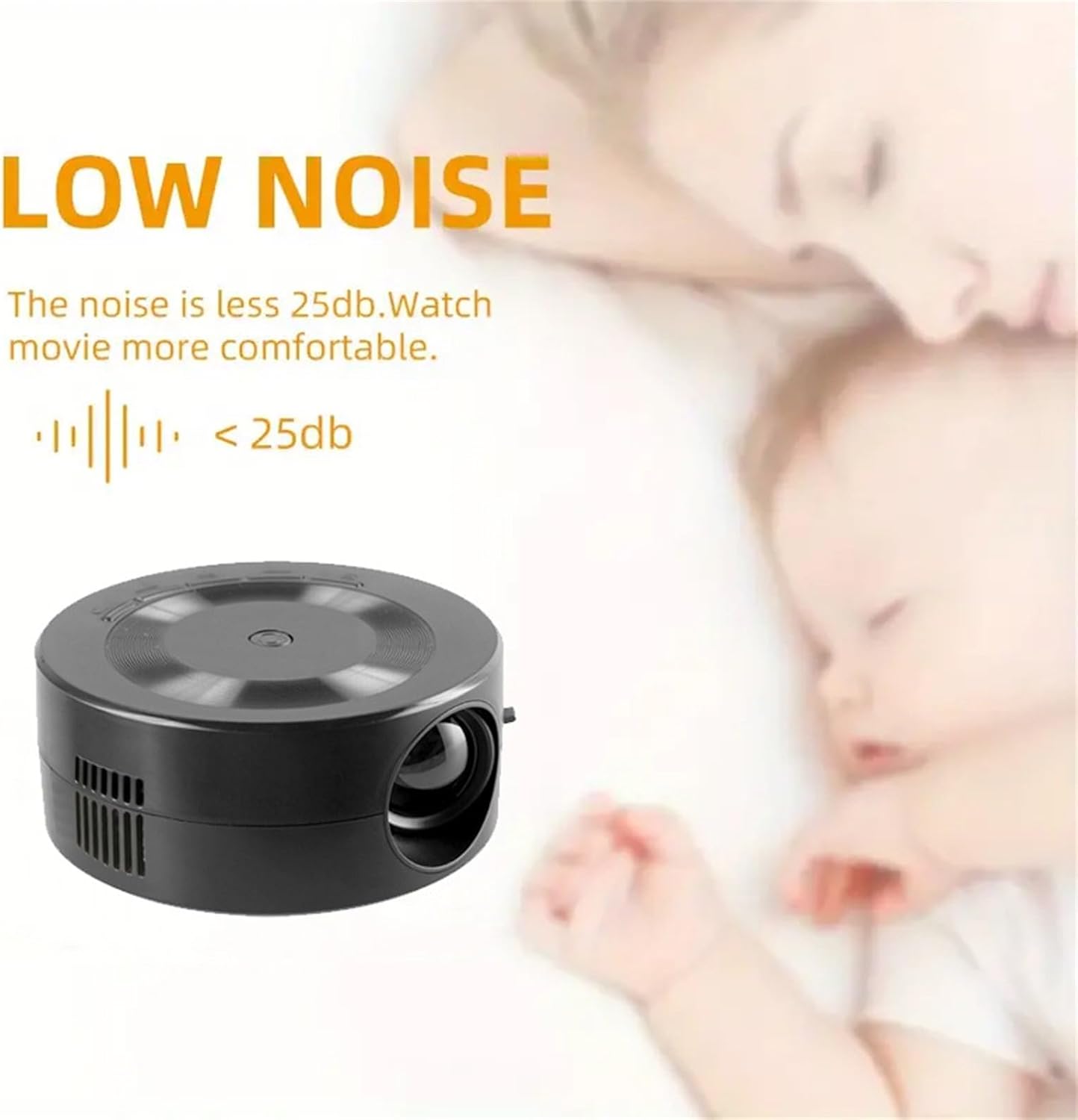 Mini Video Projector, 1080P Portable Projector Compatible with USB|Android Phone, Outdoor Projector, Mini TV for Home /Camping/Travel/Party, Tech Gadgets, Cool Stuff, Mothers Day for Mom Wife