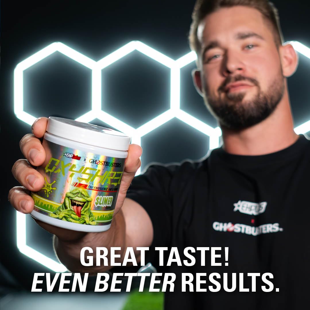 EHP Labs OxyShred Pre Workout Powder & Shredding Supplement - Preworkout Powder with L Glutamine & Acetyl L Carnitine, Energy Boost Drink - Passionfruit, 60 Servings