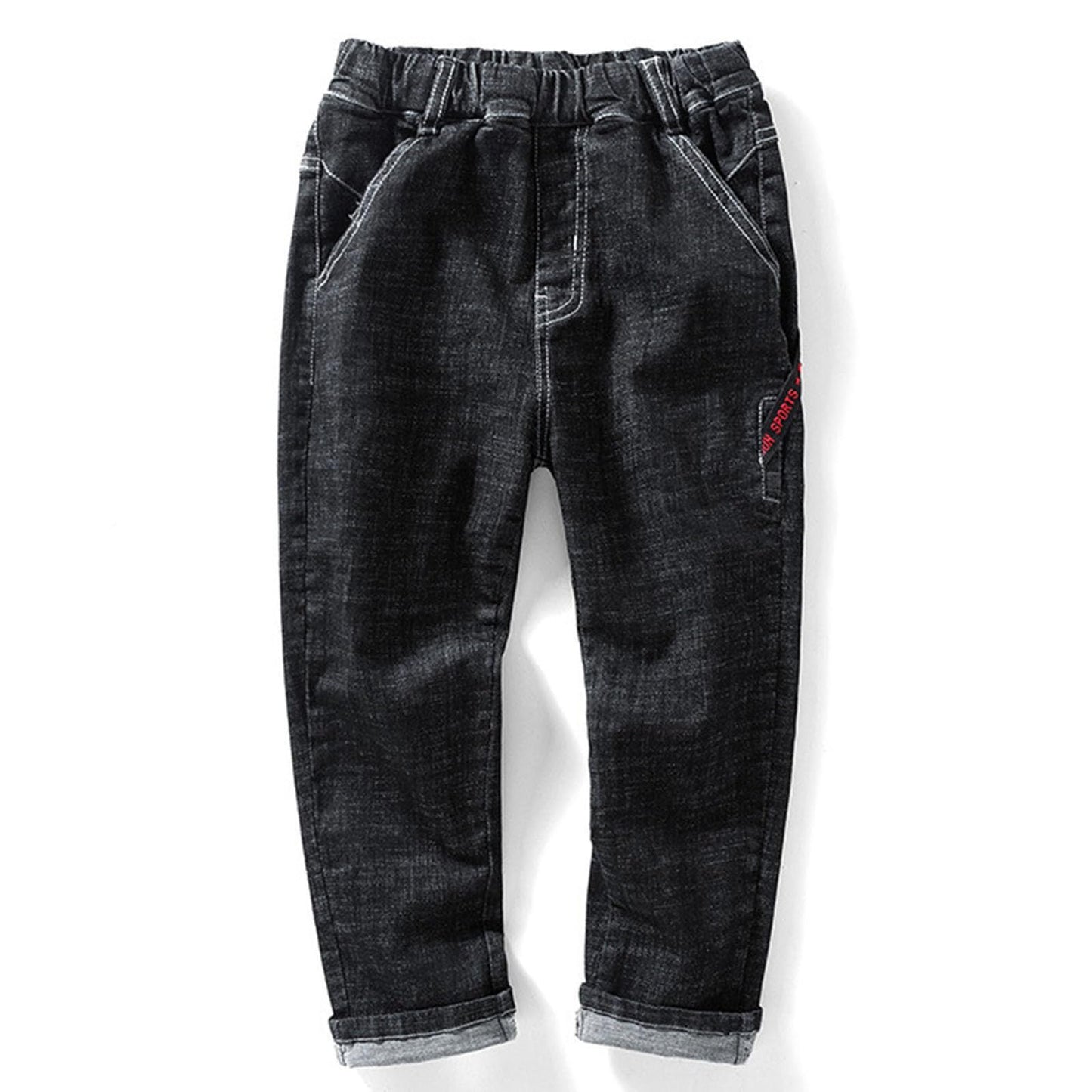 Boys Regular Straight Fit Jeans Casual Denim Pants Stretch Denim Pants Baby Birthday Leggings