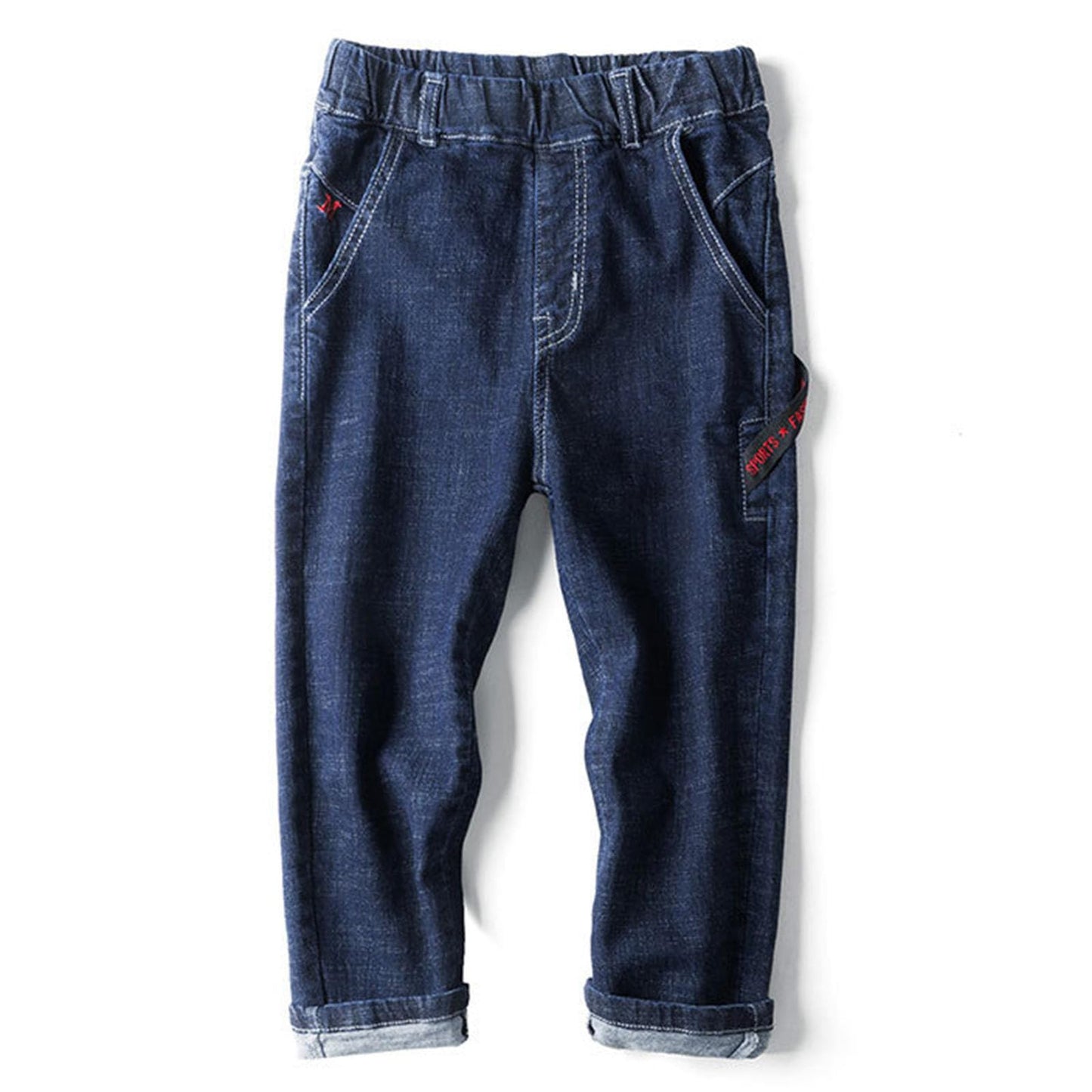 Boys Regular Straight Fit Jeans Casual Denim Pants Stretch Denim Pants Baby Birthday Leggings