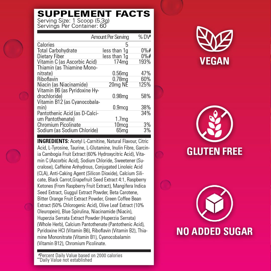 EHP Labs OxyShred Pre Workout Powder & Shredding Supplement - Preworkout Powder with L Glutamine & Acetyl L Carnitine, Energy Boost Drink - Passionfruit, 60 Servings