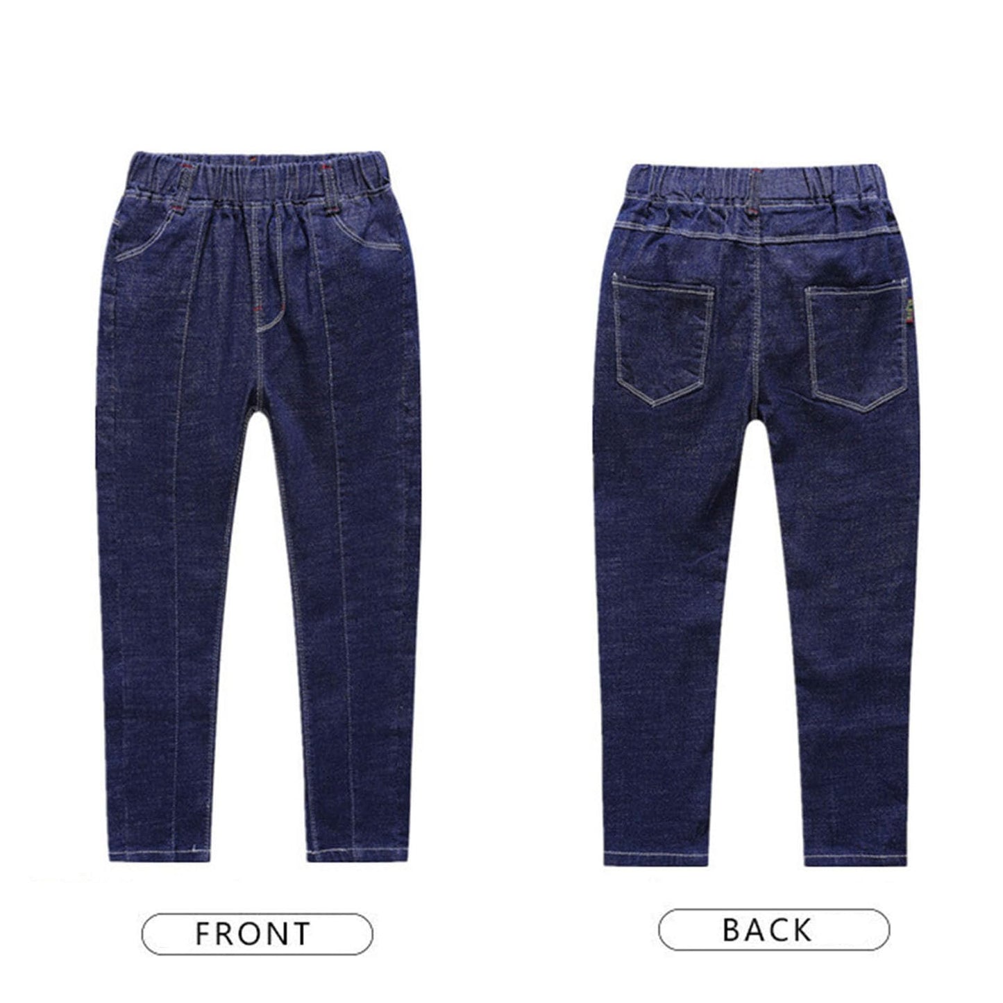 Boys Regular Straight Fit Jeans Casual Denim Pants Stretch Denim Pants Baby Birthday Leggings