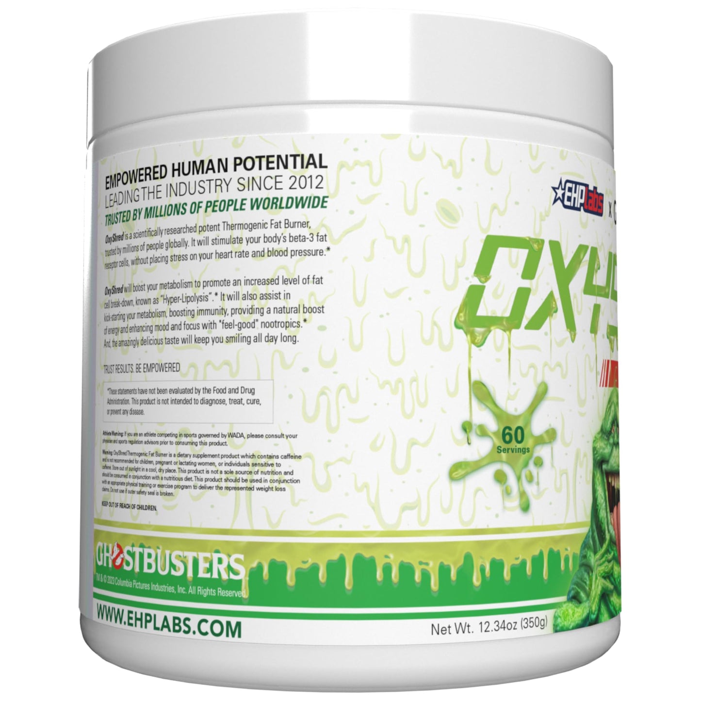 EHP Labs OxyShred Pre Workout Powder & Shredding Supplement - Preworkout Powder with L Glutamine & Acetyl L Carnitine, Energy Boost Drink - Passionfruit, 60 Servings