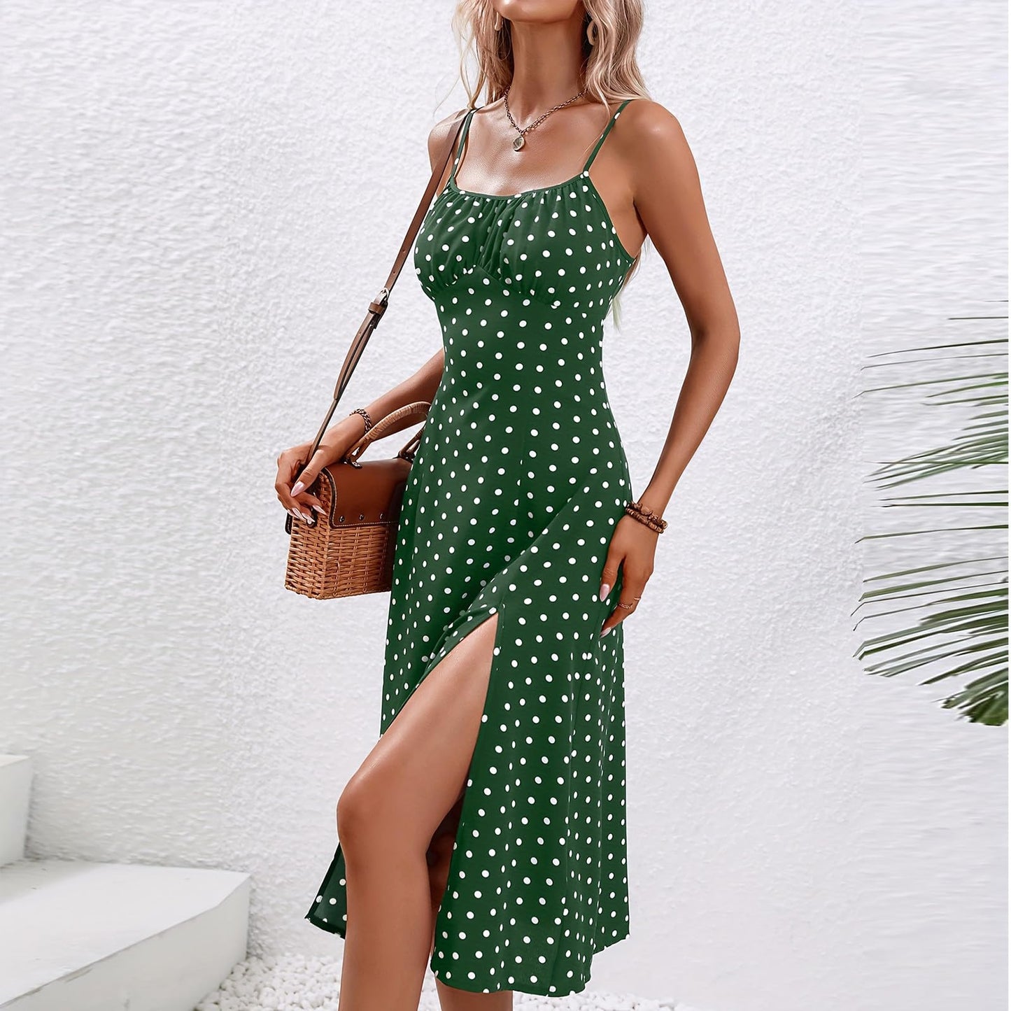 Dresses for Ladies Fall Summer Sleeveless Slip Off The Shoulder Flower Maxi Long Sexy Boho Slit Dresses Women 2025