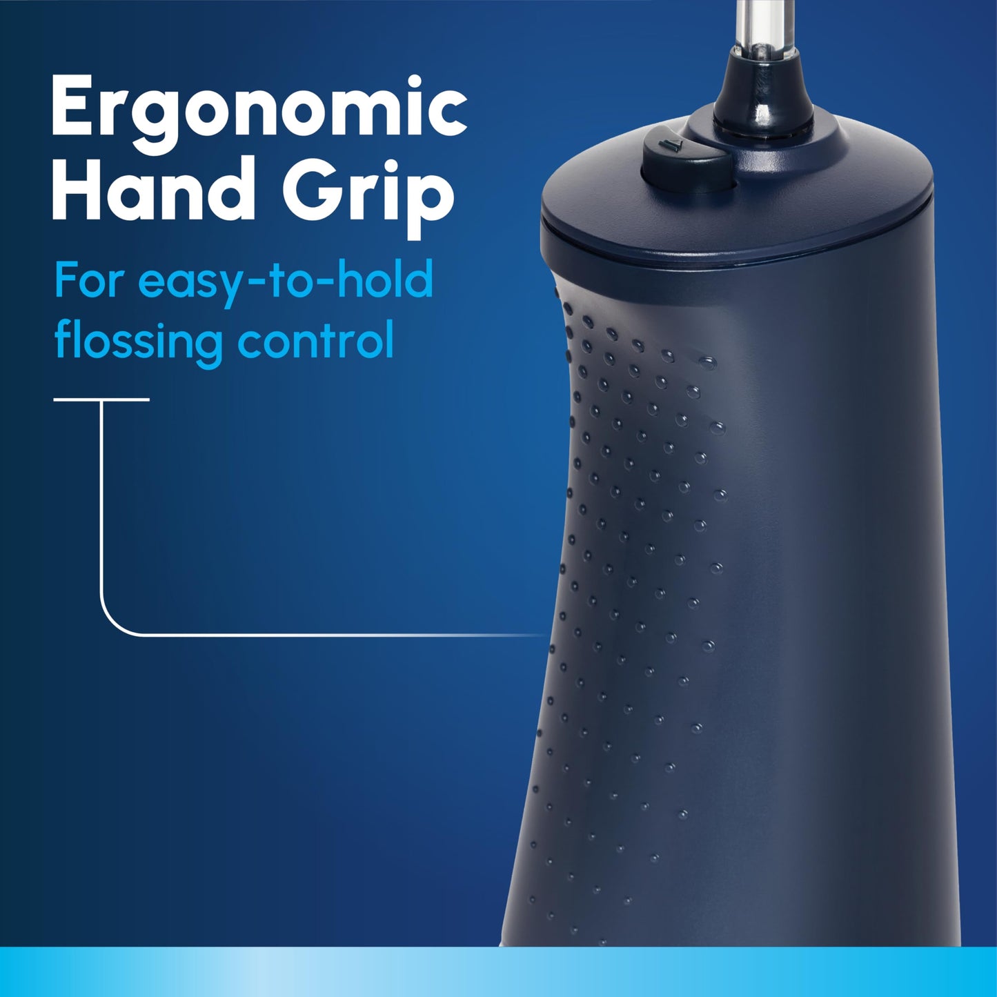 Waterpik Cordless Pulse Rechargeable Portable Water Flosser for Teeth, Gums, Braces Care and Travel with 2 Flossing Tips, Waterproof, ADA Accepted, WF-20 White, Packaging May Vary
