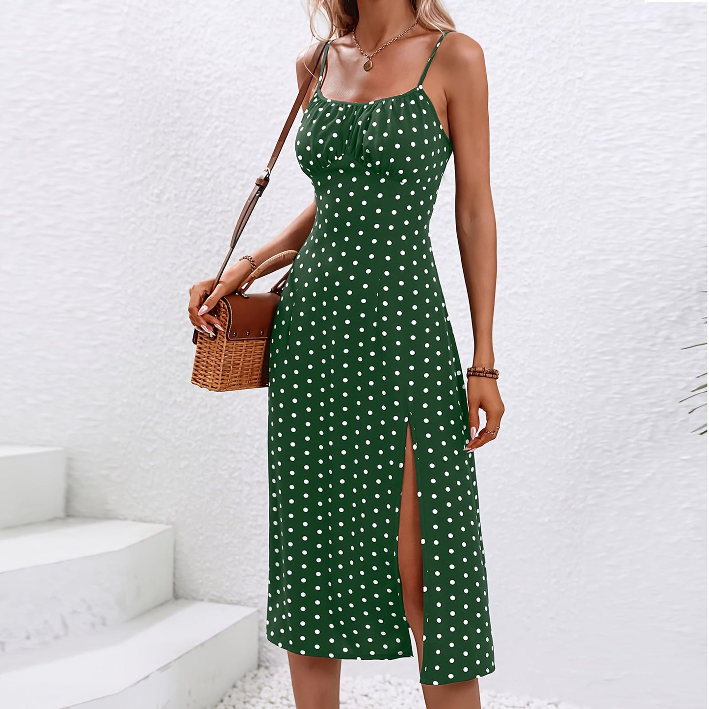 Dresses for Ladies Fall Summer Sleeveless Slip Off The Shoulder Flower Maxi Long Sexy Boho Slit Dresses Women 2025