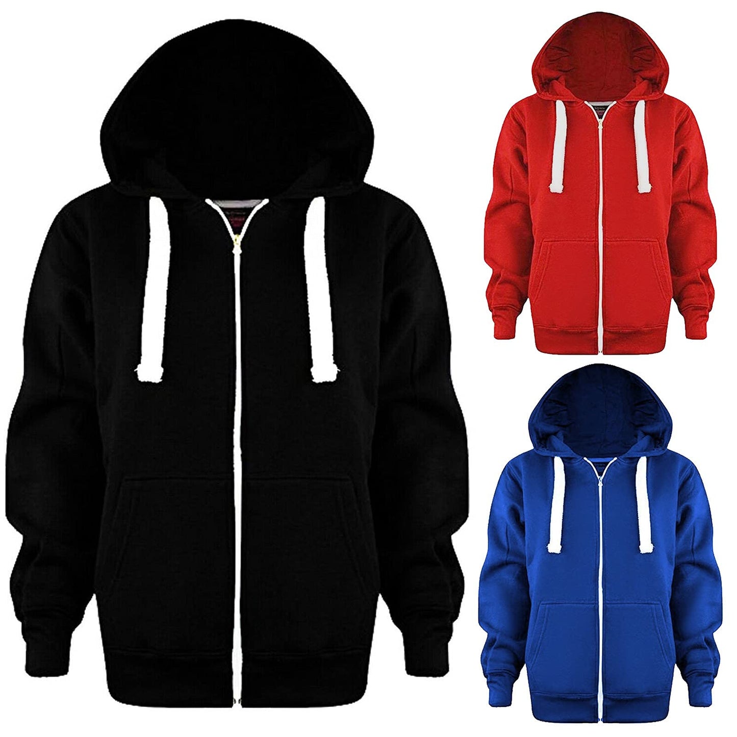 Kids Soft Brushed Zip Up Hoodie Casual Athletic Hooded Sweatshirts for Boys Girls Boys' Pullover Hooded