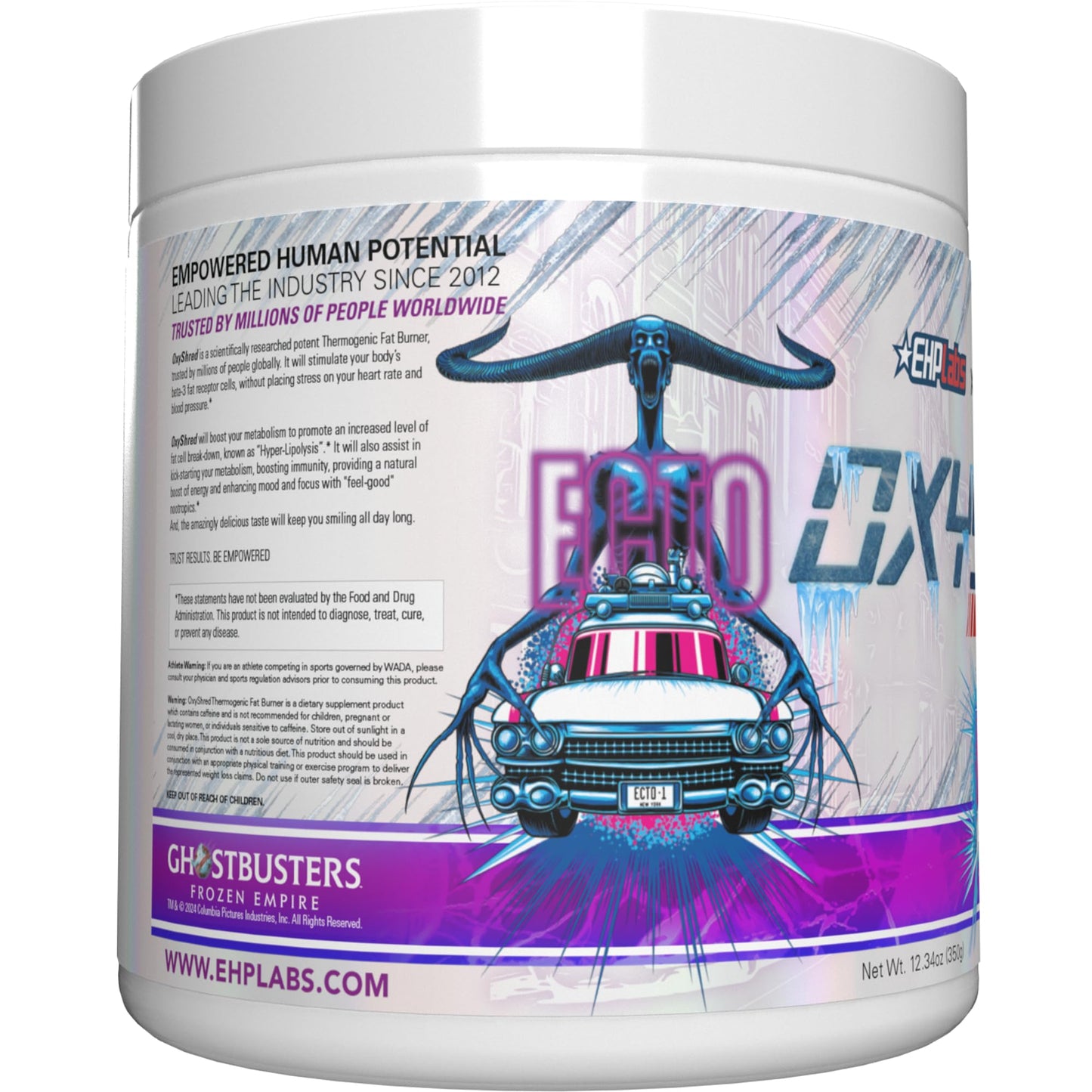 EHP Labs OxyShred Pre Workout Powder & Shredding Supplement - Preworkout Powder with L Glutamine & Acetyl L Carnitine, Energy Boost Drink - Passionfruit, 60 Servings