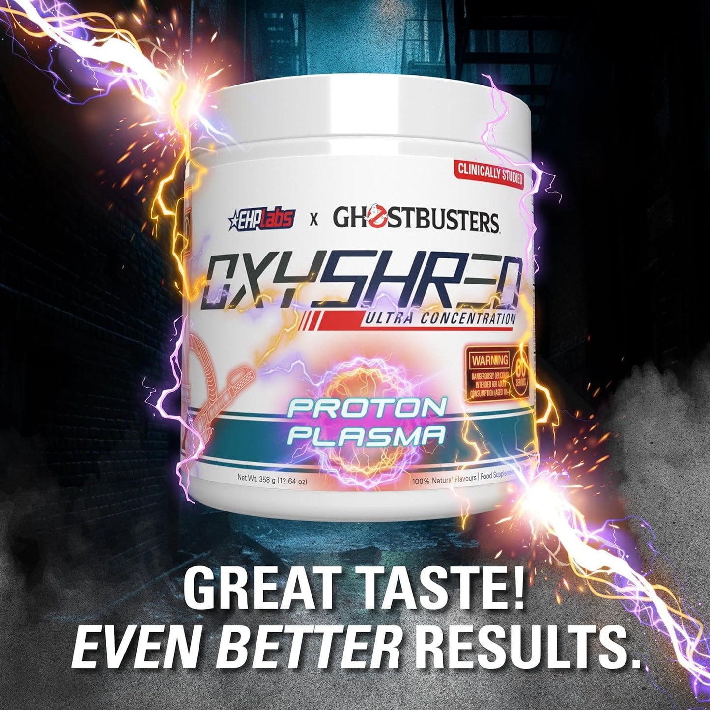 EHP Labs OxyShred Pre Workout Powder & Shredding Supplement - Preworkout Powder with L Glutamine & Acetyl L Carnitine, Energy Boost Drink - Passionfruit, 60 Servings