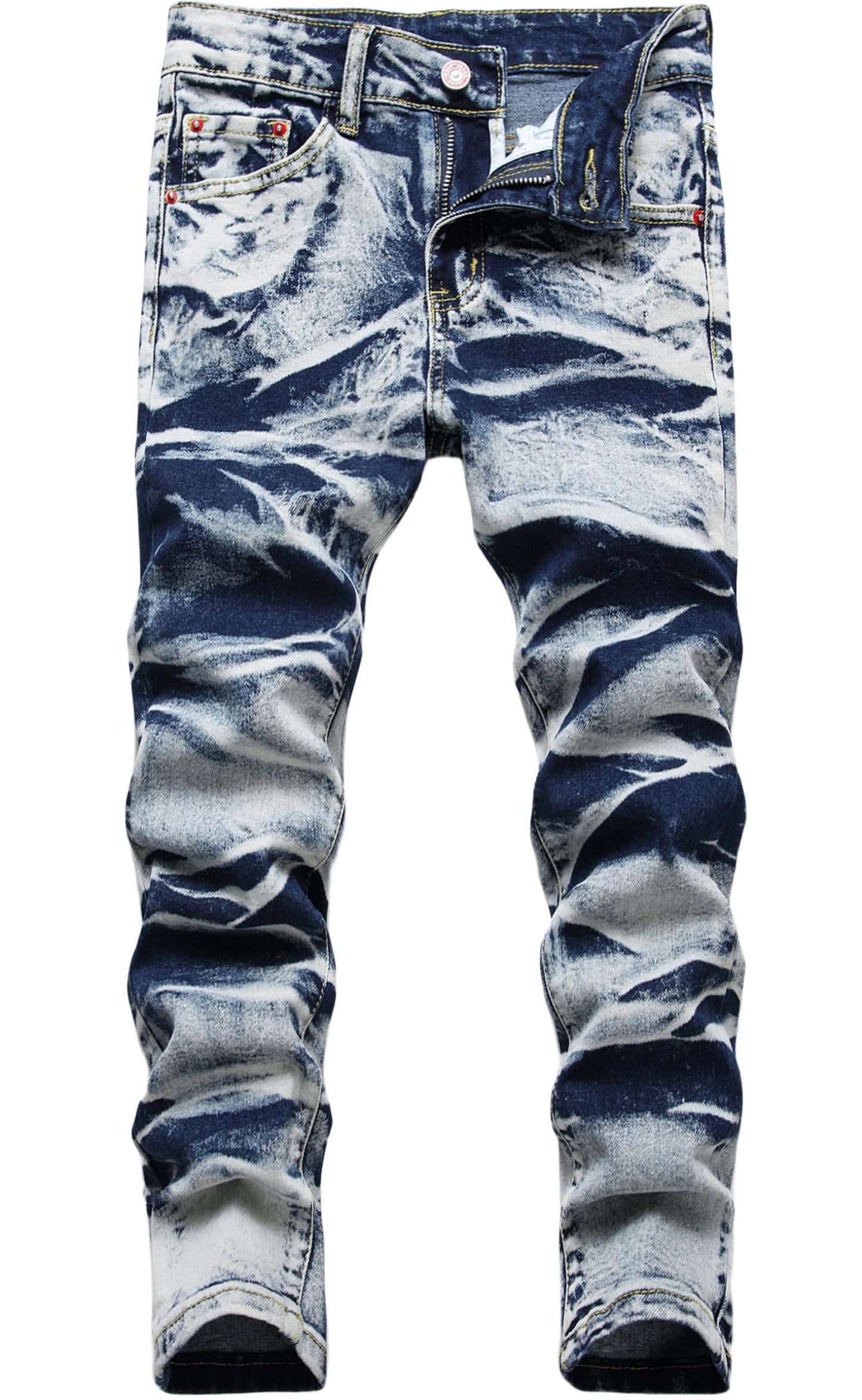 Boy's Skinny Fit Stretch Fashion Jeans Pants
