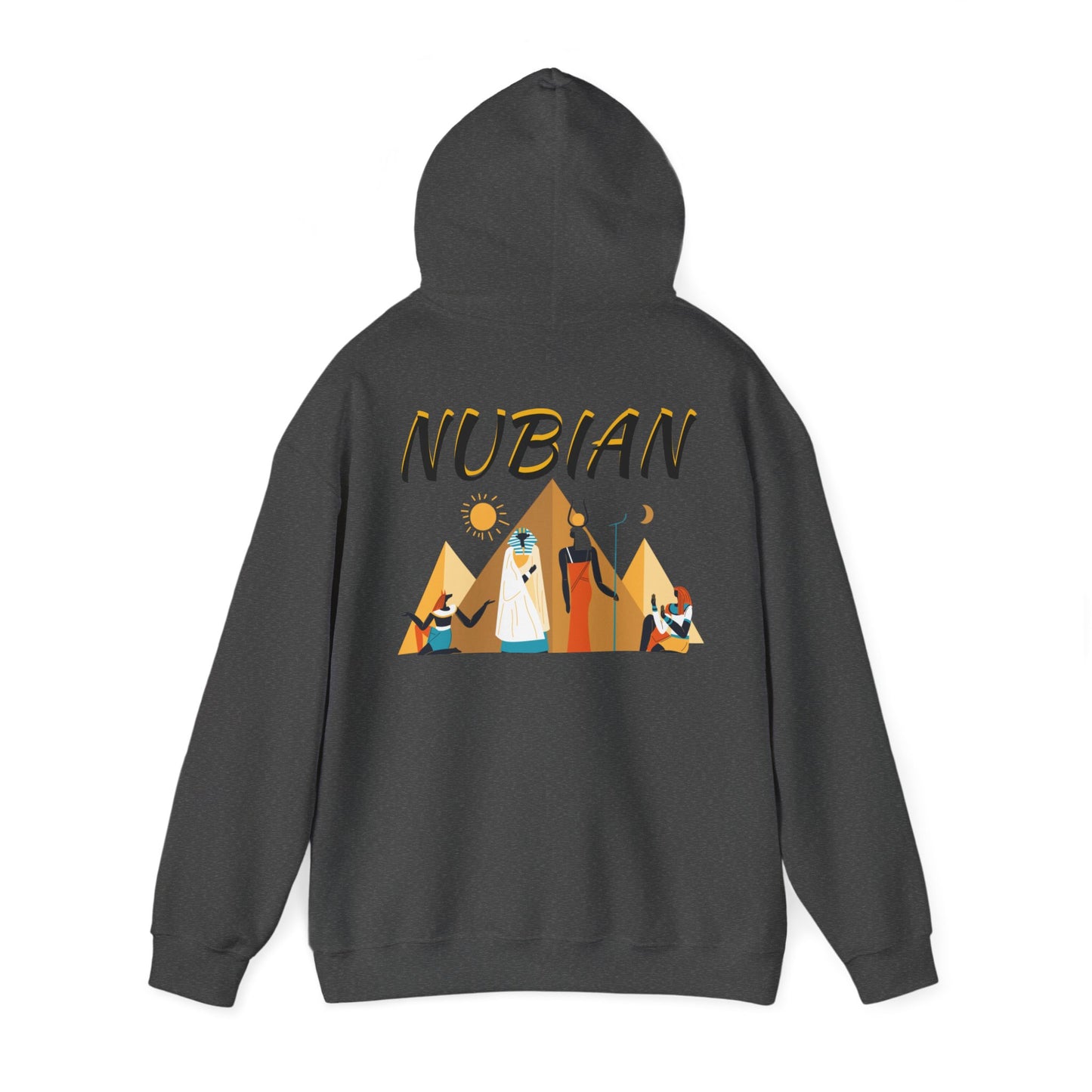 RG40 Collection Unisex Heavy Blend™ Nubian Hooded Sweatshirt Printify