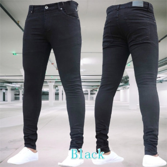 Guy Aura Zipper Stretch Jeans Aura Restored