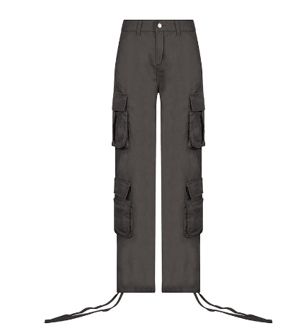 Cosmo Aura Cargo Solid Baggy Pants Aura Restored