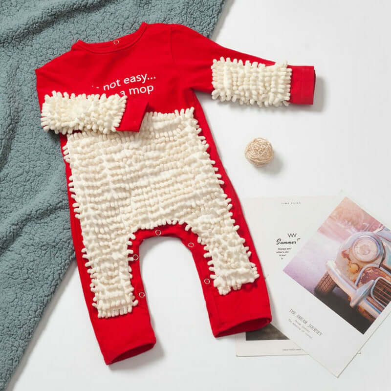 For the Kids Baby Mop Romper Aura Restored