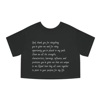 Kelly`s God Is Real Cropped T-Shirt Printify