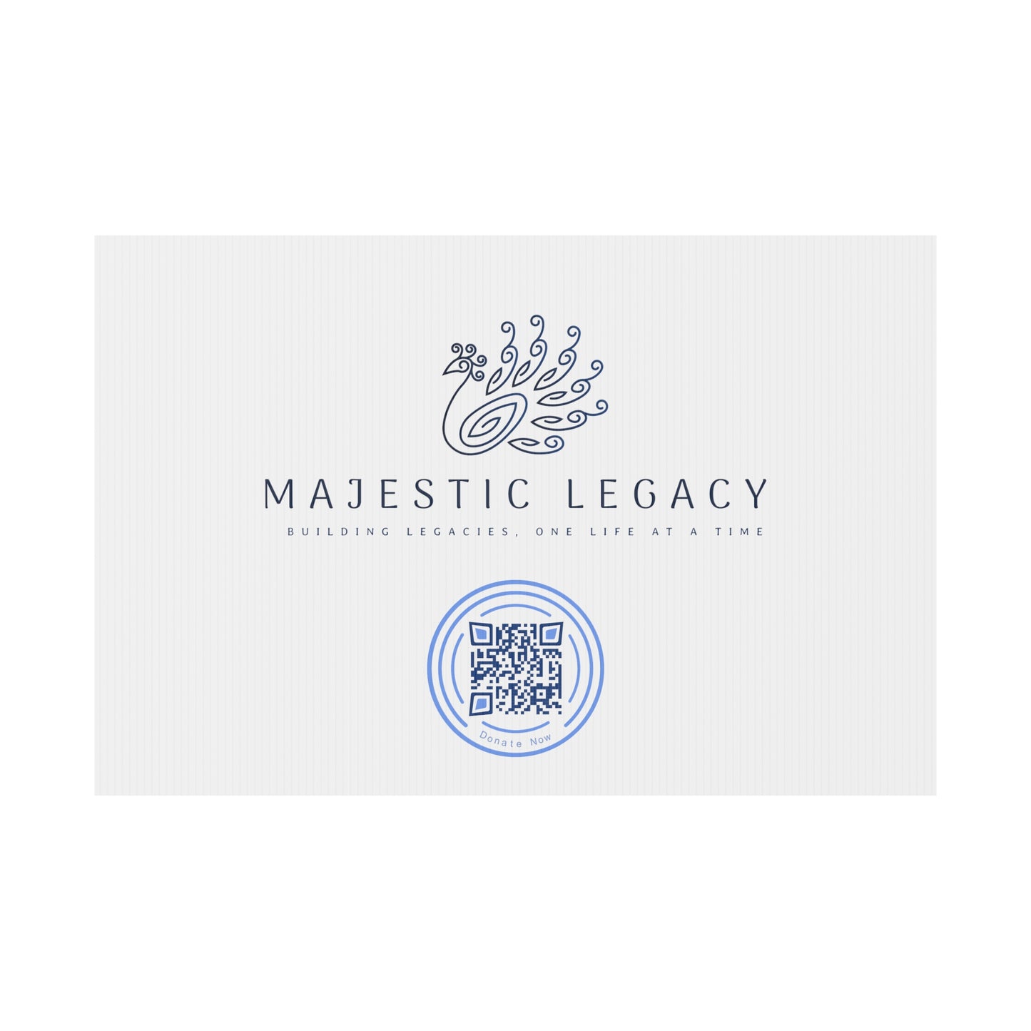 Majestic Legacy Plastic Yard Sign Printify