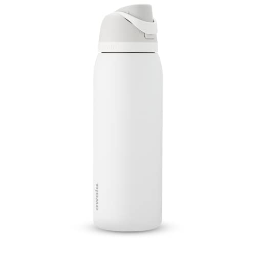 Push It Collection Owala FreeSip Insulated Stainless Steel Water Bottle with Straw for Sports and Travel, BPA-Free, 24-oz, Boneyard Aura Restored