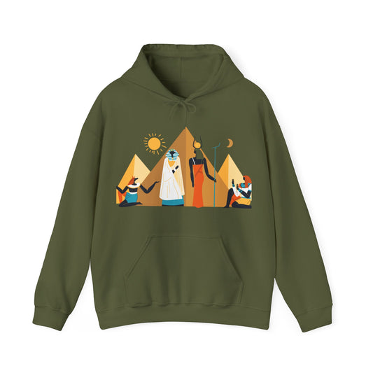 RG40 Collection Unisex Heavy Blend™ Nubian Hooded Sweatshirt Printify