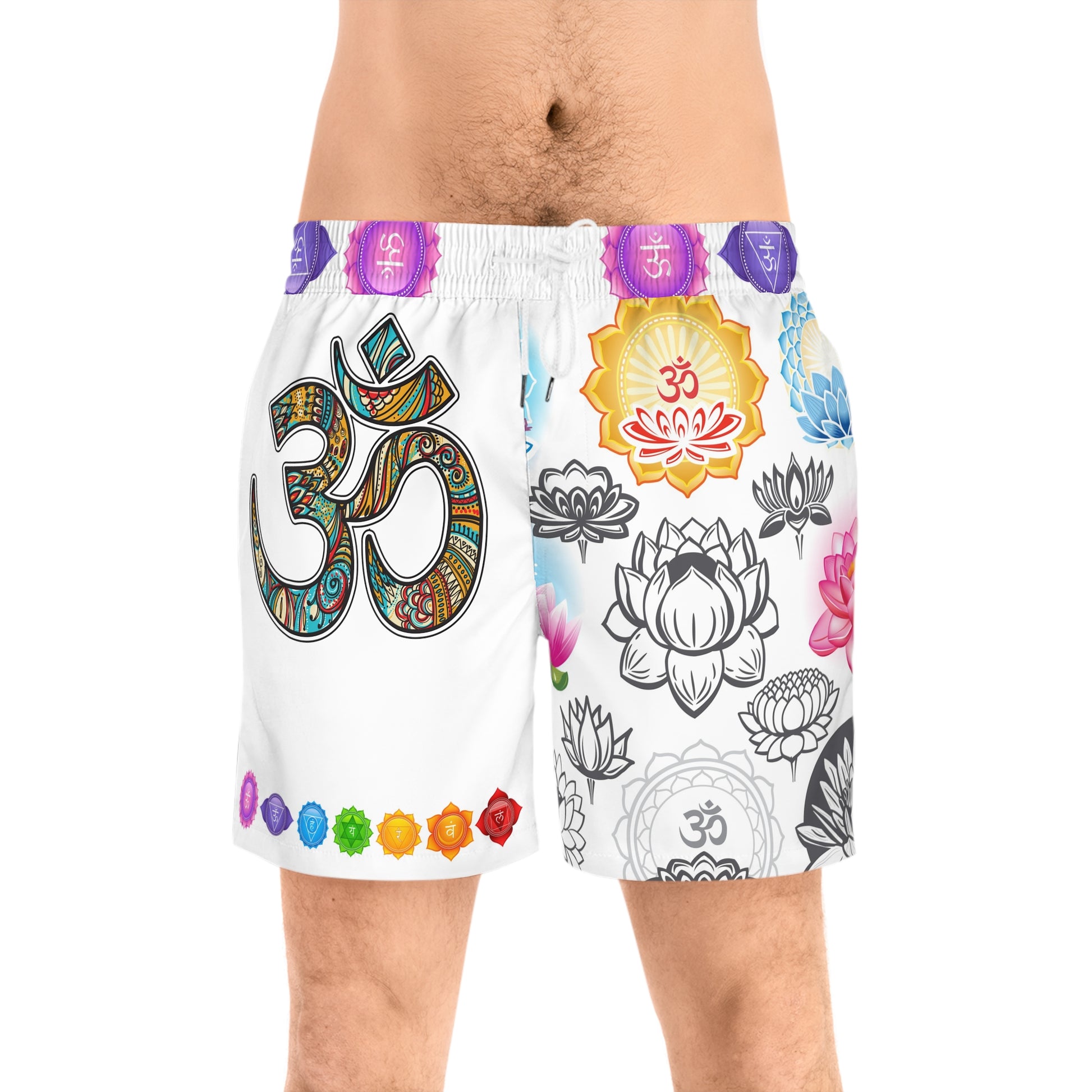 RG40 Collection Men's Mid-Length Swim Shorts (AOP) Printify