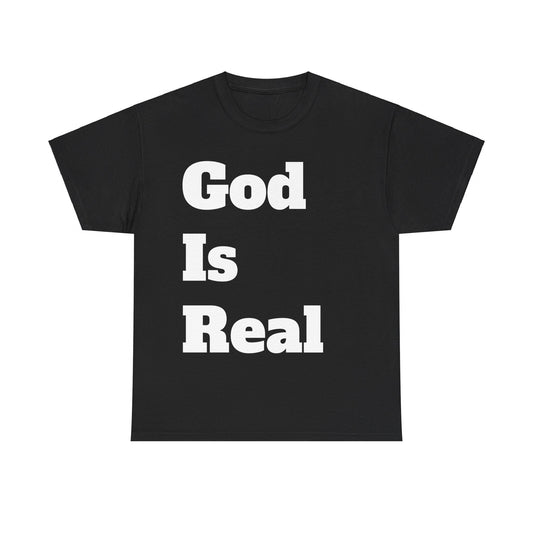 Kelly`s God Is Real Cotton Tee Printify