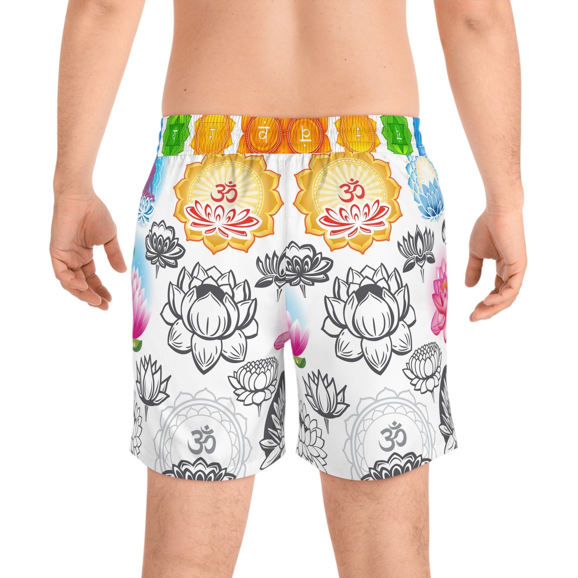 RG40 Collection Men's Mid-Length Swim Shorts (AOP) Printify