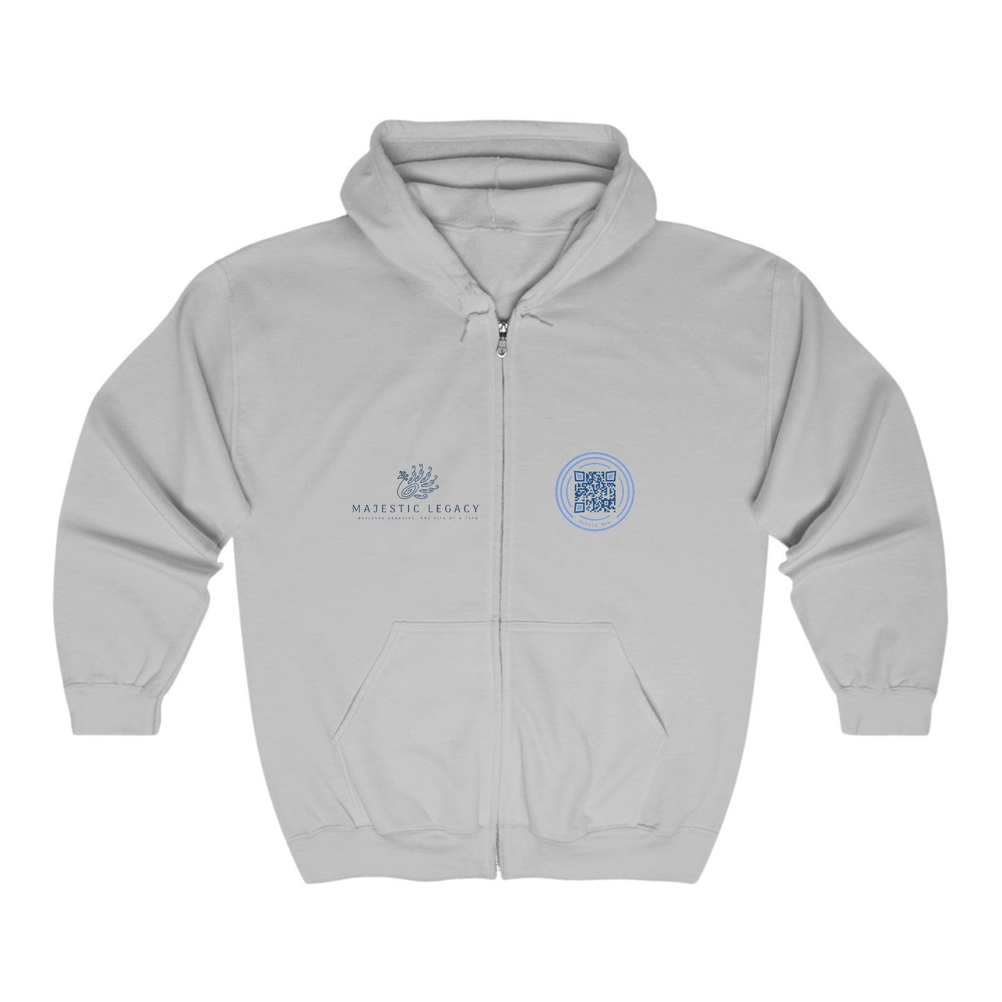 Majestic Legacy QR Zip Sweatshirt Printify