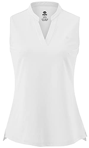 9DF MoFiz Women's Sleeveless Golf Polo Tennis Shirt Sport T-Shirt V-Neck Athletic Tops Active Tee Aura Restored