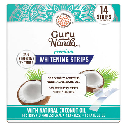 GuruNanda Whitening Strips — 7-Day Treatment