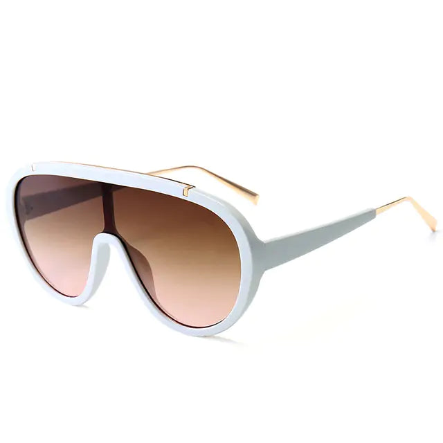 Kryssable Collection Jaspeer UV400 Oversized Sunglasses Aura Restored