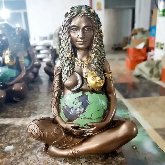 Courtney on Topp Mother Earth Art Statue Aura Restored