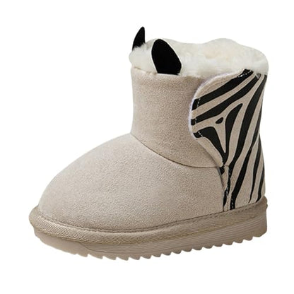 IWIHMIV Girl Toddler Winter Snow Boots
