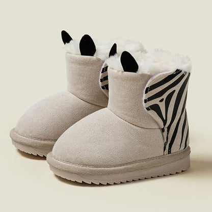 IWIHMIV Girl Toddler Winter Snow Boots