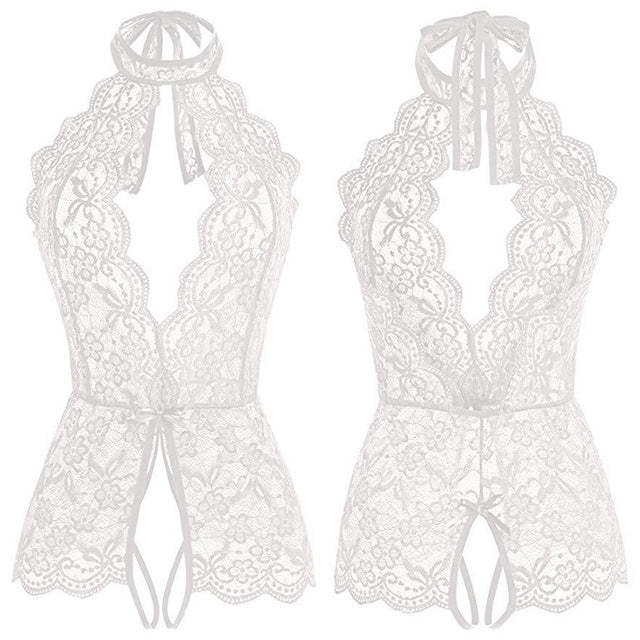 Deluce Teddy Erotic Lace Lingerie Aura Restored