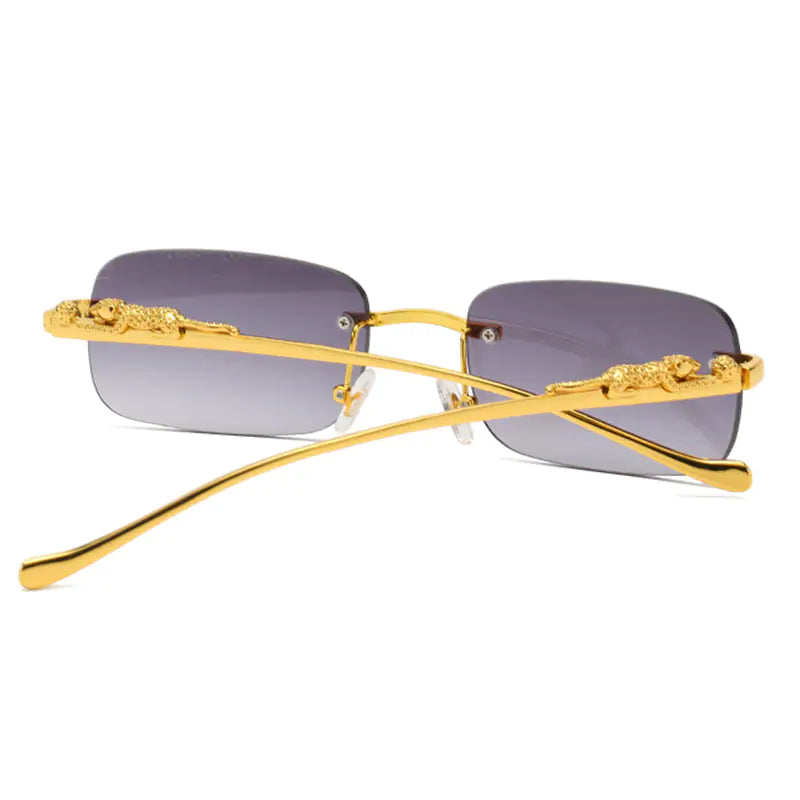 Simalvia Rimless Square Sunglasses Aura Restored