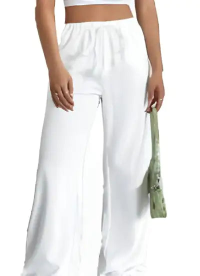 NYMY WHITE TIE WAIST OVERSIZED JOGGERS Aura Restored