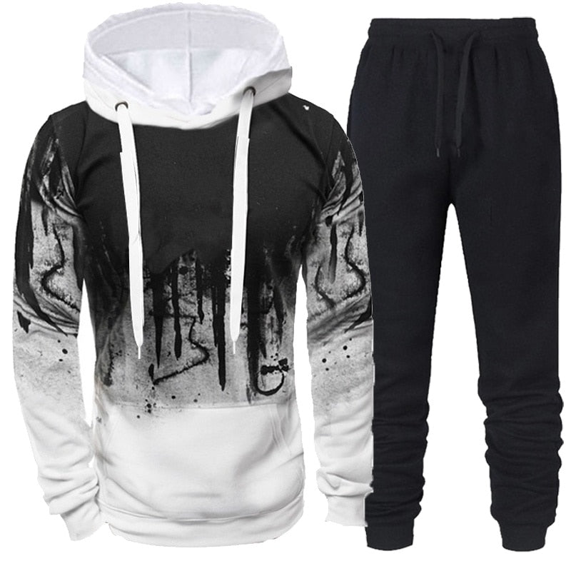 Guy Aura Tracksuit Hoodie and Pants Set Aura Restored