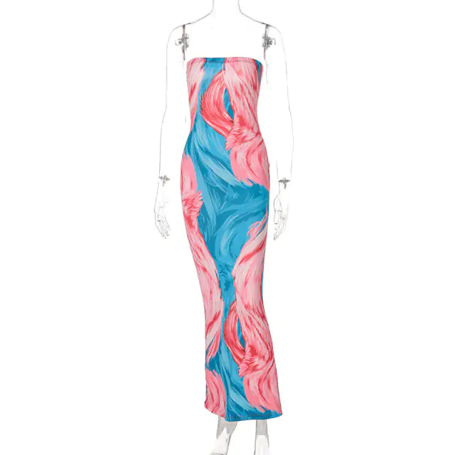 NYMY Strapless Summer Dress Aura Restored