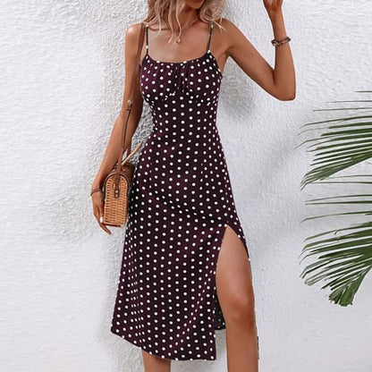 Dresses for Ladies Fall Summer Sleeveless Slip Off The Shoulder Flower Maxi Long Sexy Boho Slit Dresses Women 2025