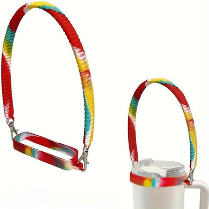 Sports Water Bottle Decorative Accessories of Stanley Cup Tumblers Essentials Cup Strap and Flower Jewelry Charms Set for 14oz, 30oz, 40oz