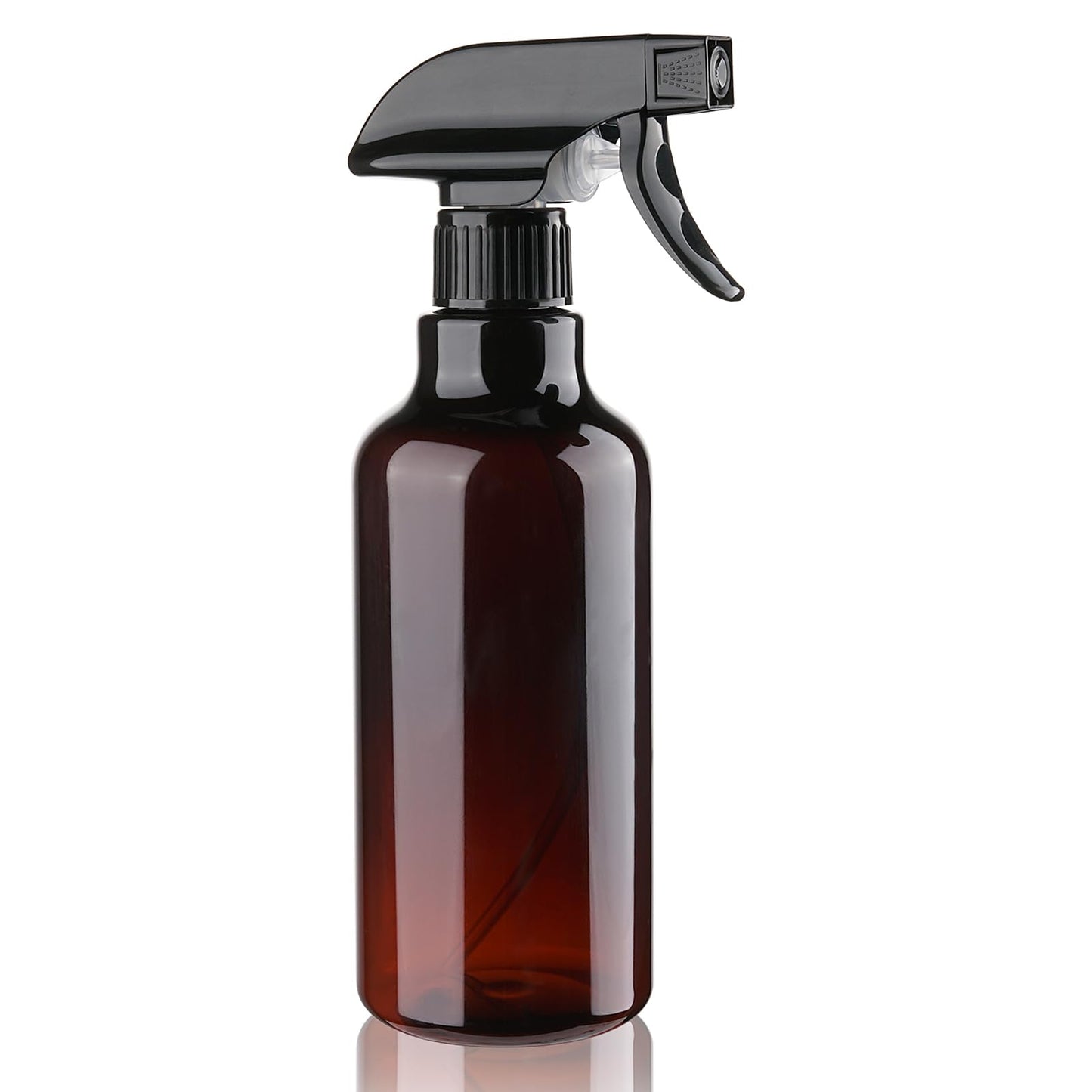 12 oz Aura Restored heavy-duty plastic spray bottles for cleaning, shown with nozzles and clear durable design.