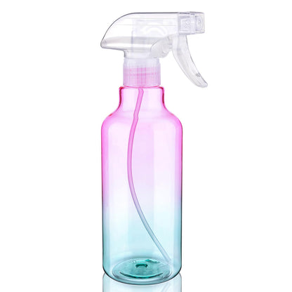 12 oz heavy-duty plastic spray bottles by Aura Restored, empty cleaning supplies with trigger spray nozzles.