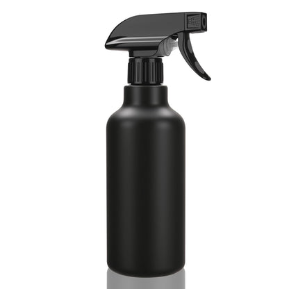 Aura Restored 12 oz heavy-duty plastic spray bottles for cleaning, with clear nozzle and durable construction.