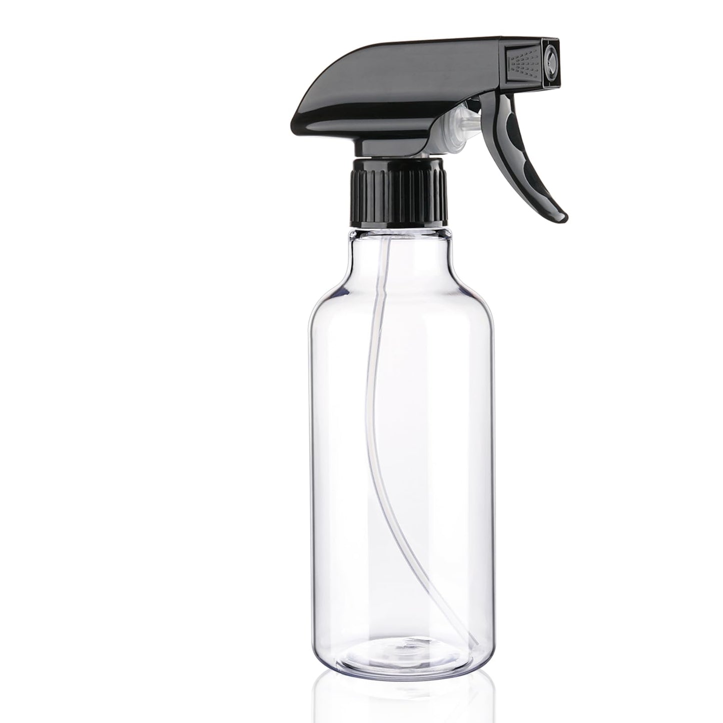 Aura Restored 12 oz heavy-duty plastic spray bottles for cleaning, with trigger sprayers and durable, clear plastic construction.