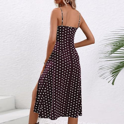Dresses for Ladies Fall Summer Sleeveless Slip Off The Shoulder Flower Maxi Long Sexy Boho Slit Dresses Women 2025